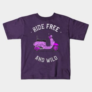 Ride Free and Wild Kids T-Shirt